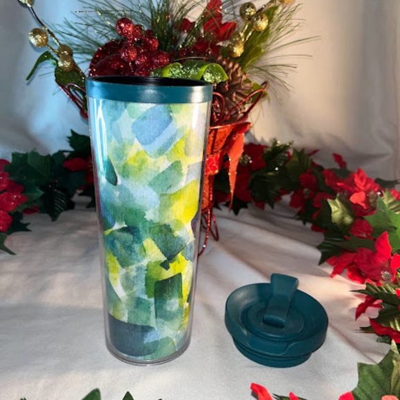 Starbucks Coffee Watercolor Travel Mug 16oz - Picture 2 of 4
